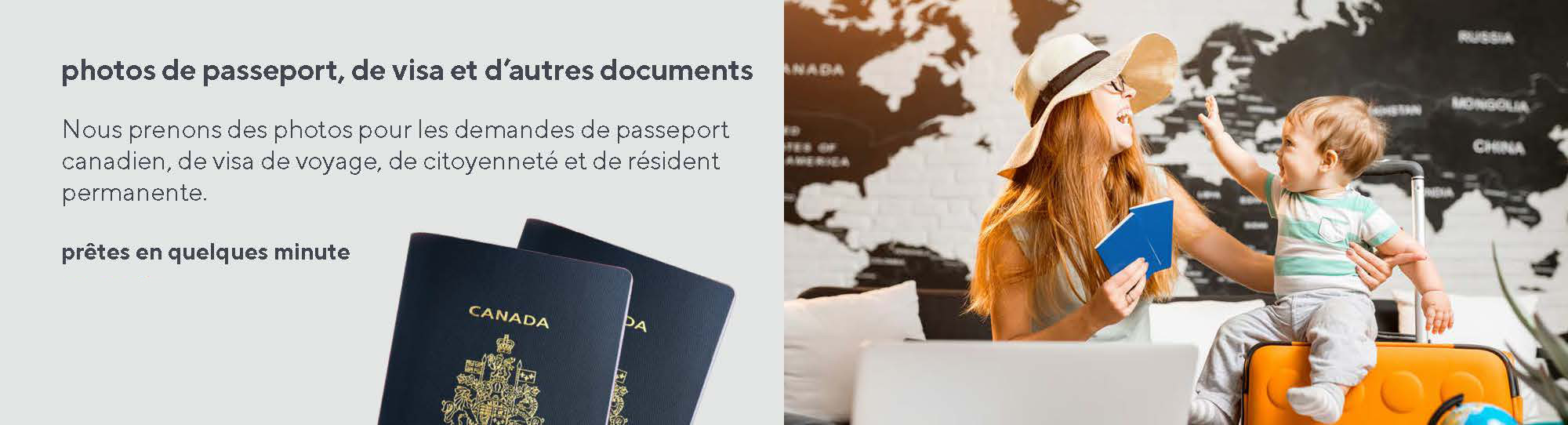 Photos de passeport, de visa et d’autres documents